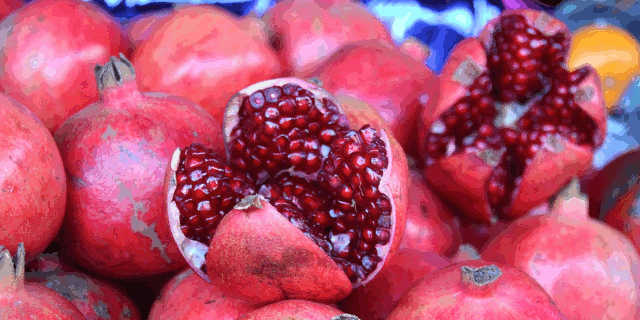 Pomegranate. Health and longevity benefits.